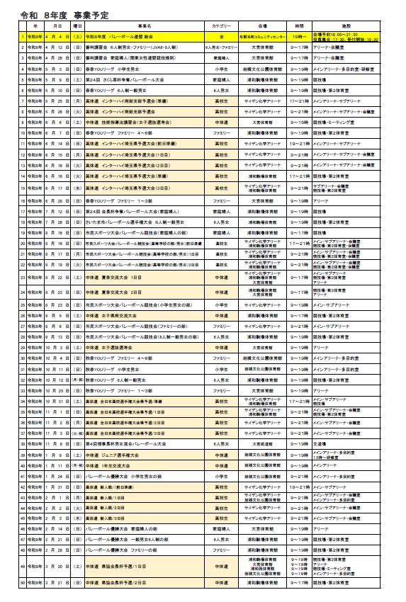 令和８年度(2026年度)年間事業計画